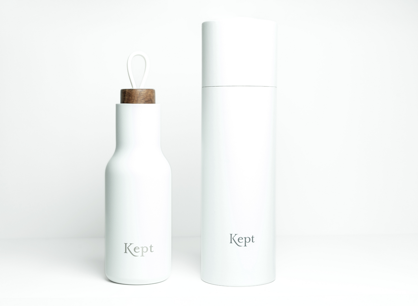 Kept Water Bottle and Travel Mug Bundle - Chalk