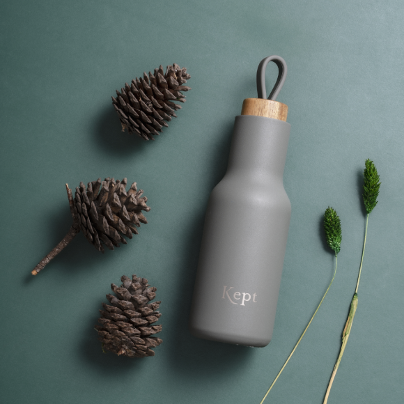 Kept Wasserflasche – 600 ml – Schiefer
