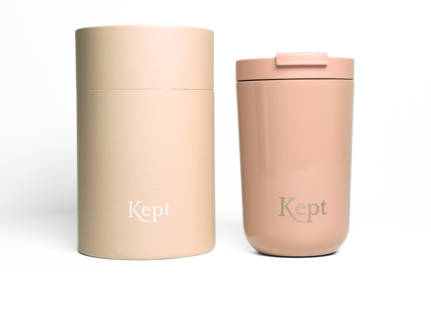 Kept Wasserflasche und Reisebecher im Set – Sandstein