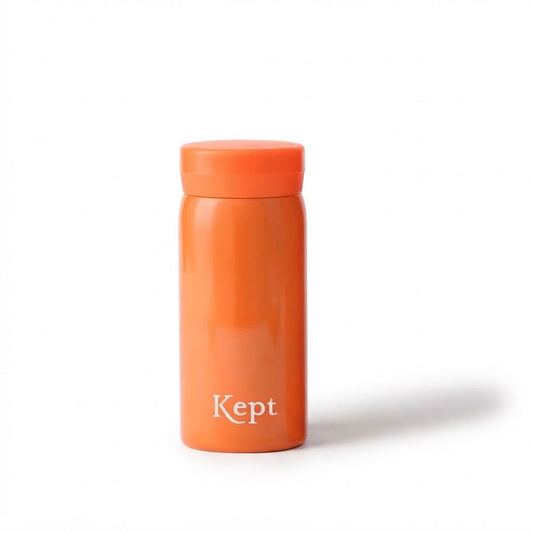 Kept Mini Insulated Bottle - 200ml - Vibrant Mandarin
