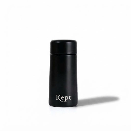 Kept Mini Insulated Bottle - 150ml - Charcoal Black
