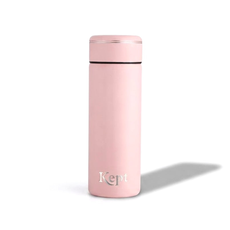 Kept Mini Insulated Bottle With Strainer - 200ml - Peony Pink