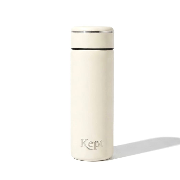 Kept Mini Insulated Bottle With Strainer - 200ml - Soft Cream